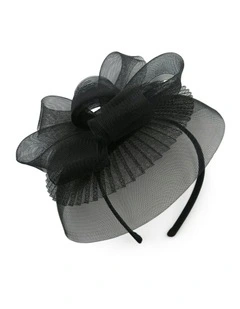 Simone Fascinator in Black
