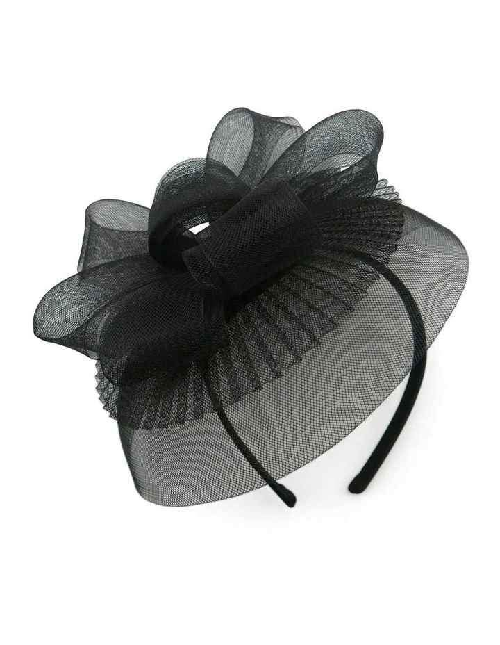 Simone Fascinator in Black image 1