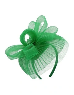 Simone Fascinator in Emerald Green