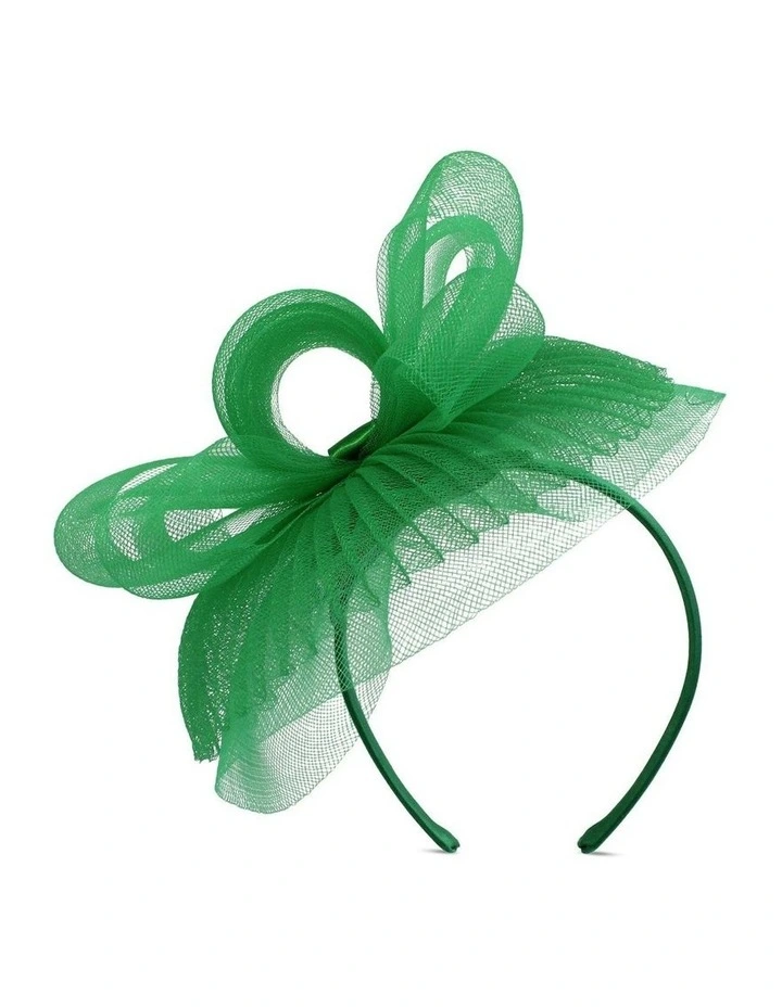Simone Fascinator in Emerald Green image 2