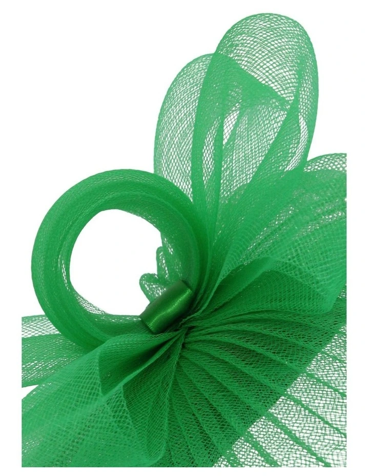 Simone Fascinator in Emerald Green image 3