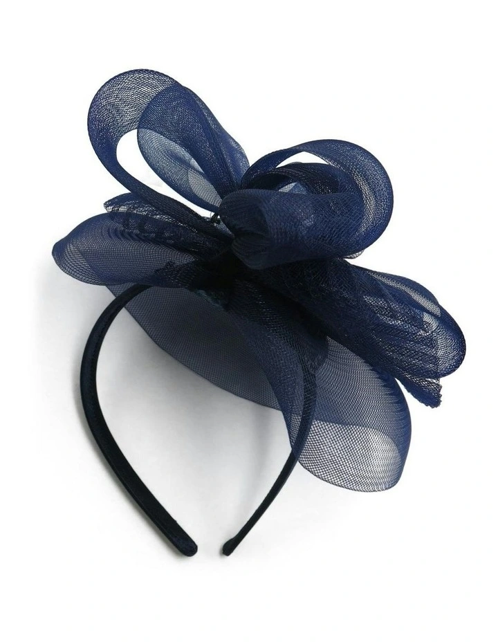 Simone Fascinator in Navy image 3
