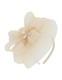 Simone Fascinator in Nude