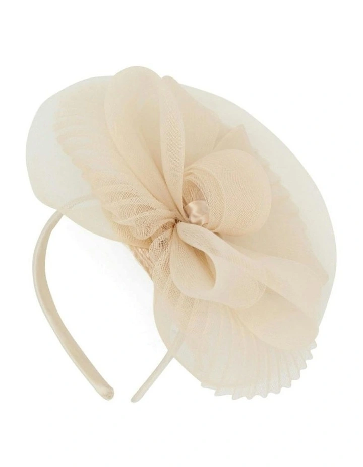 Simone Fascinator in Nude image 3