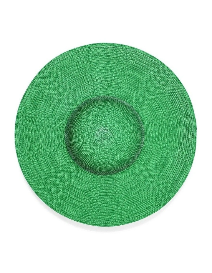 Mona Plate Hat in Emerald image 3