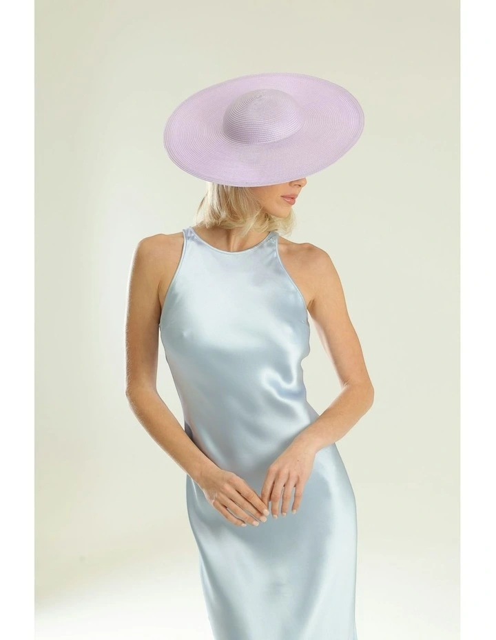 Mona Plate Hat in Lilac image 3