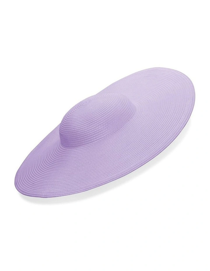 Mona Plate Hat in Lilac image 5