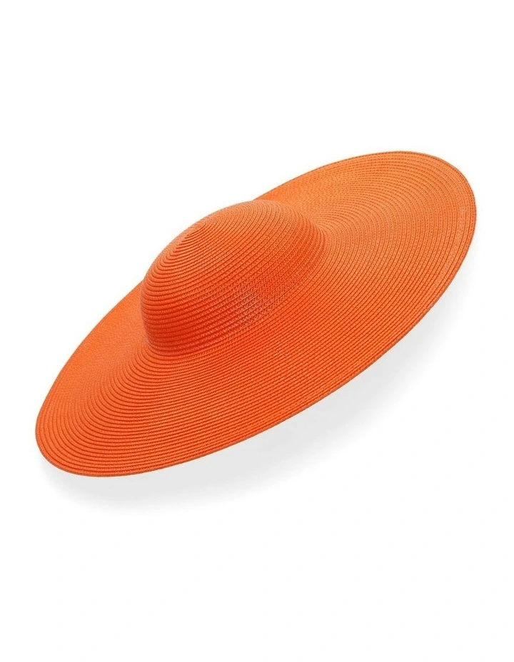 Mona Plate Hat in Orange image 4