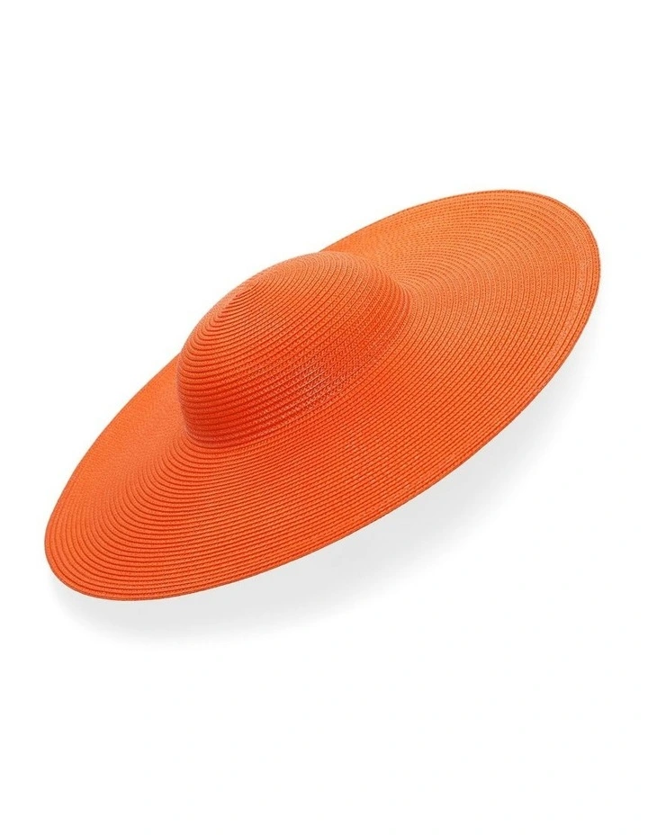 Mona Plate Hat in Orange image 5