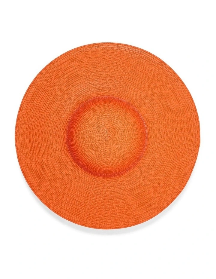 Mona Plate Hat in Orange image 6