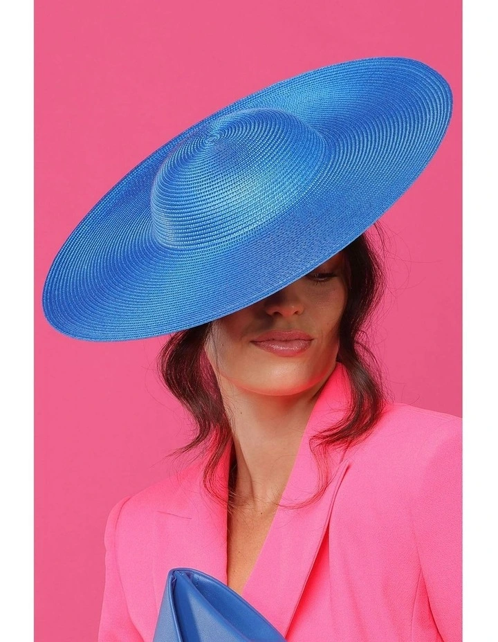 Mona Plate Hat in Royal Blue image 7