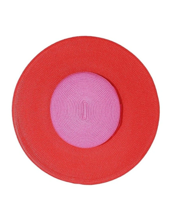 Domino Boater in Red/Pink image 7