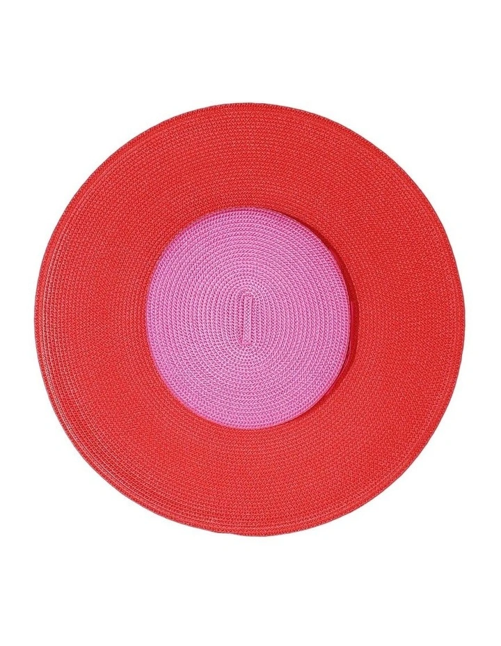 Domino Boater in Red/Pink image 7