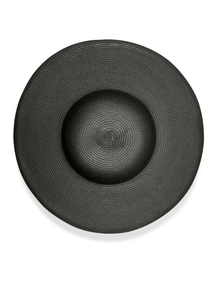 Mini Mona Plate Hat in Black image 7