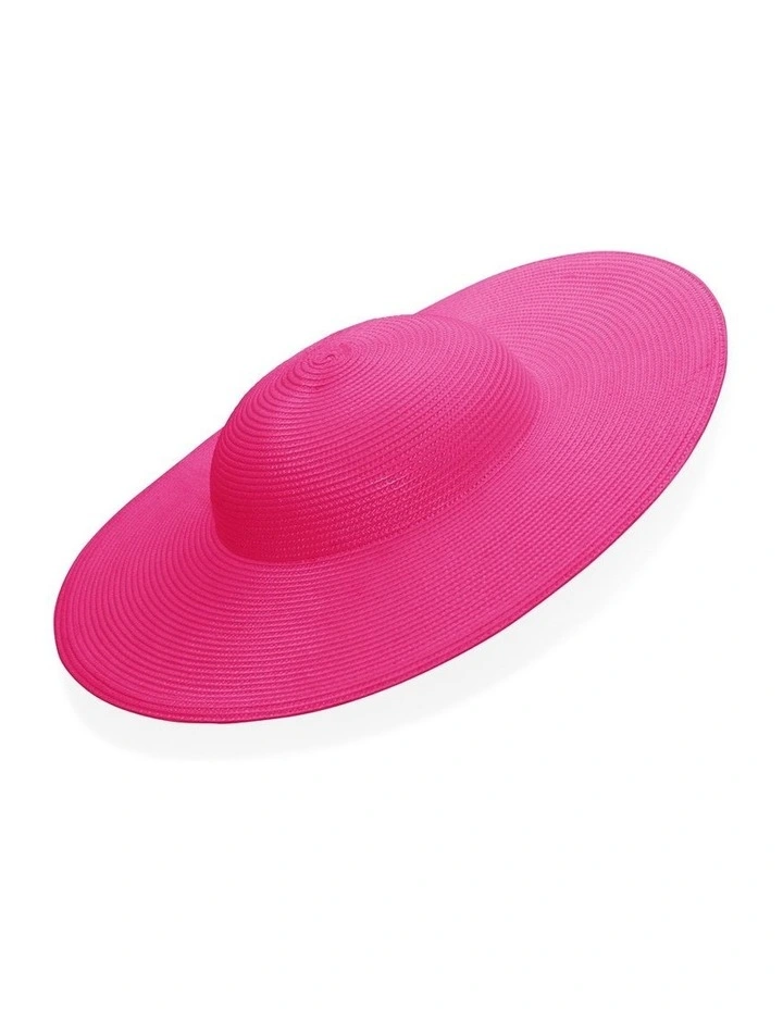Mini Mona Plate Hat in Hot Pink image 2