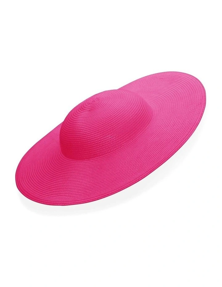 Mini Mona Plate Hat in Hot Pink image 3