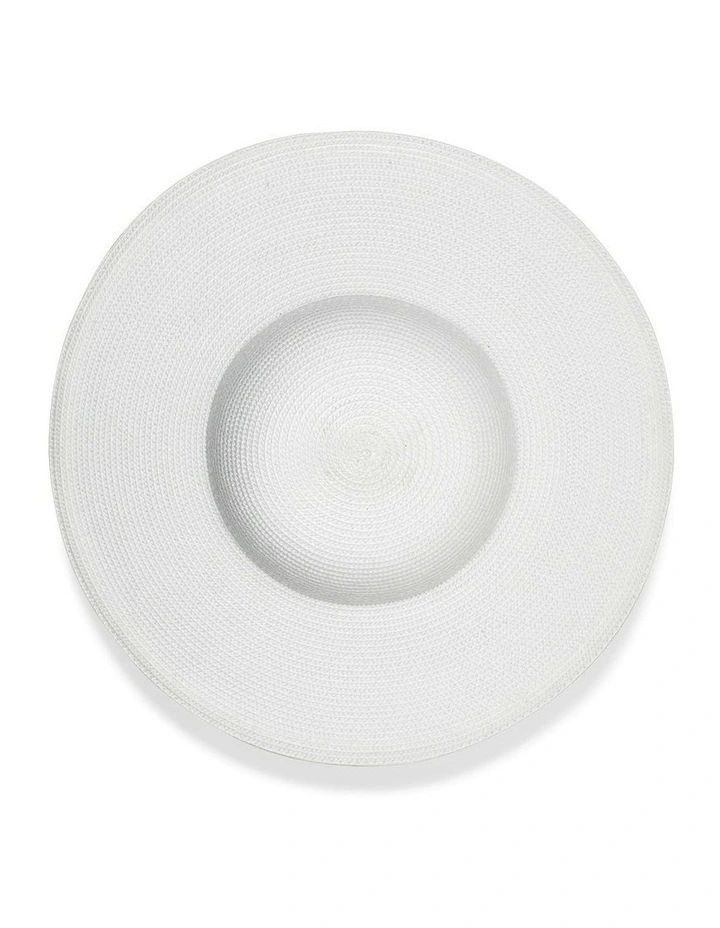 Mini Mona Plate Hat in White image 4
