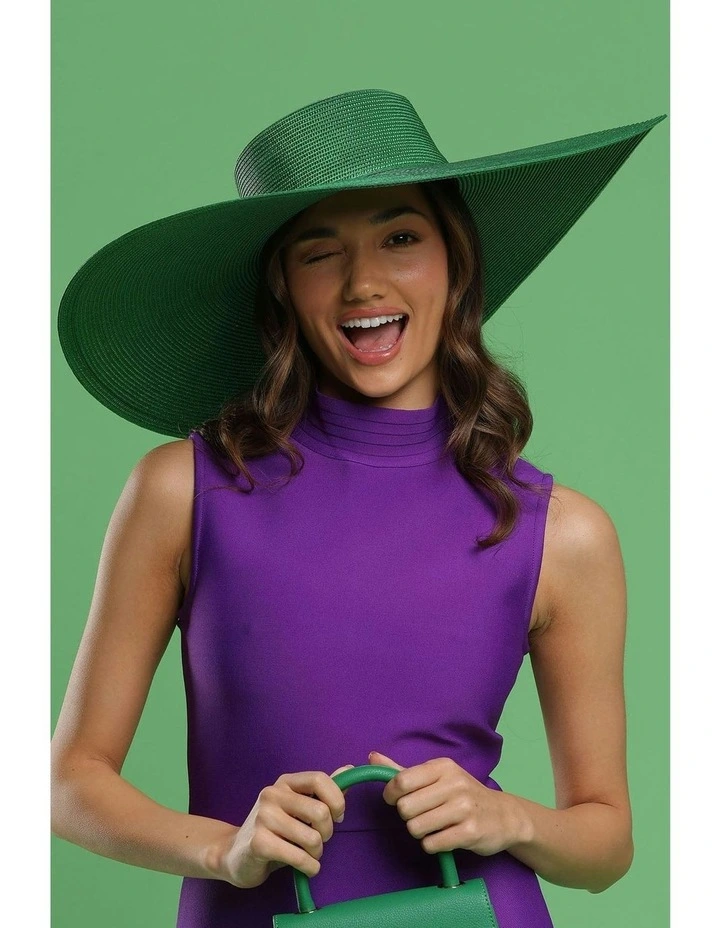 Savannah Boater in Emerald image 3