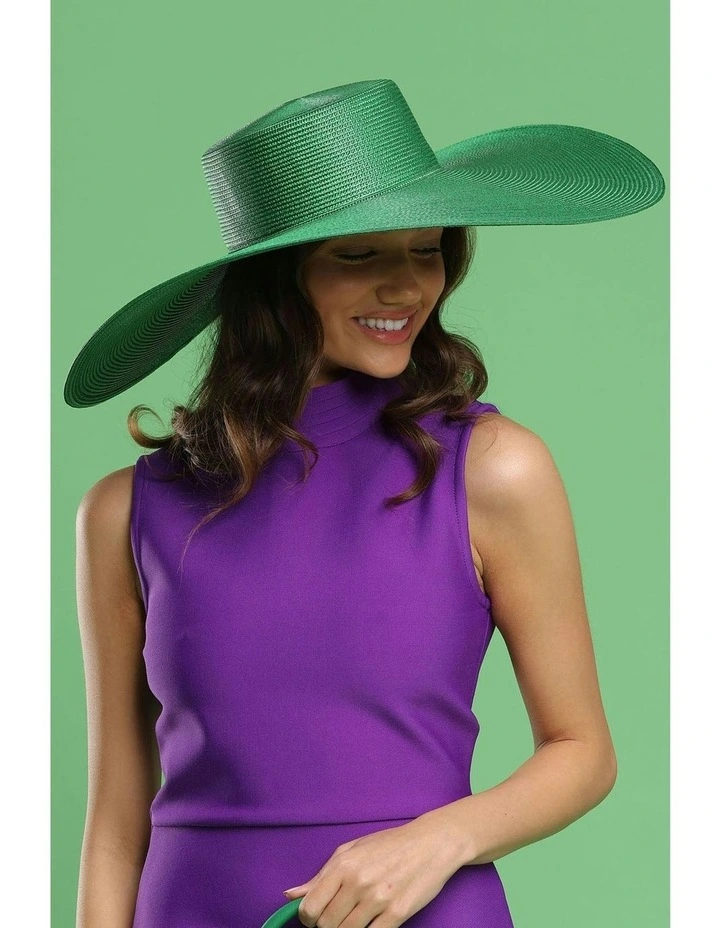 Savannah Boater in Emerald image 5