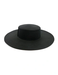 Beyonce Boater in Black