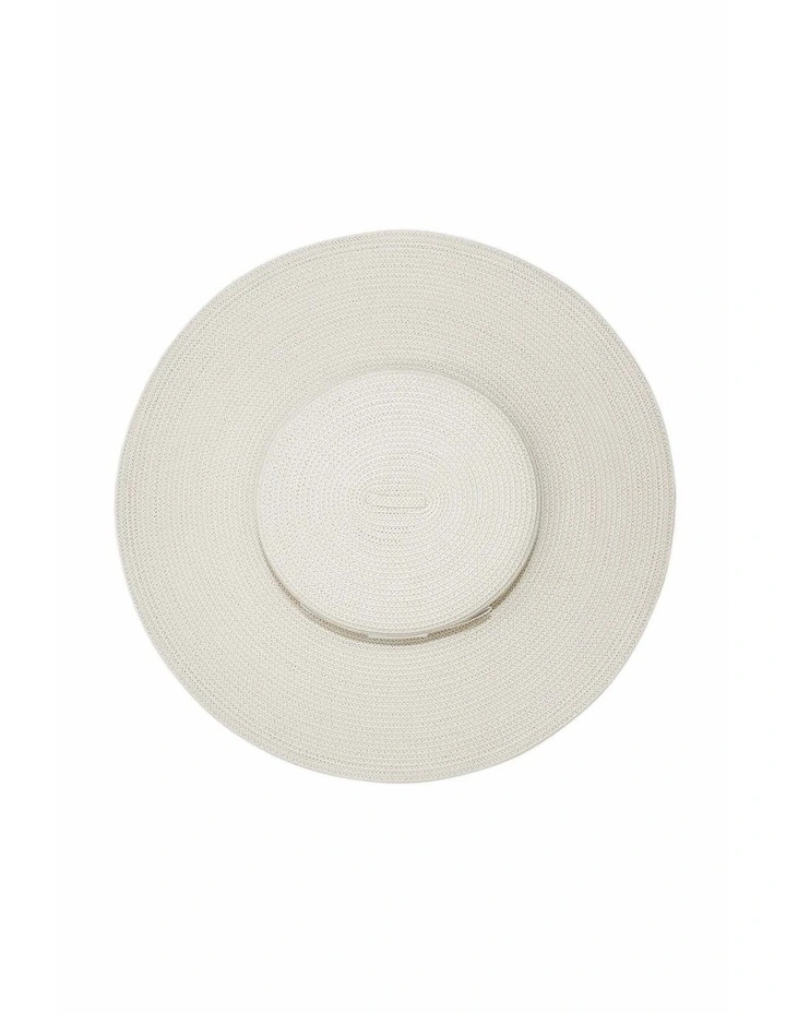 Macy Boater in Cream image 6