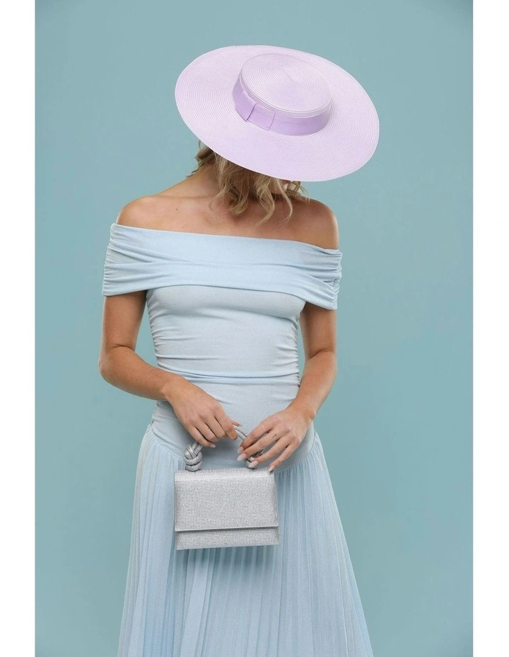 Macy Boater in Lilac image 2