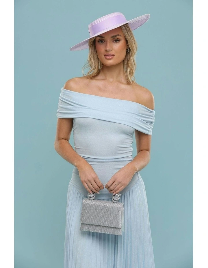 Macy Boater in Lilac image 4