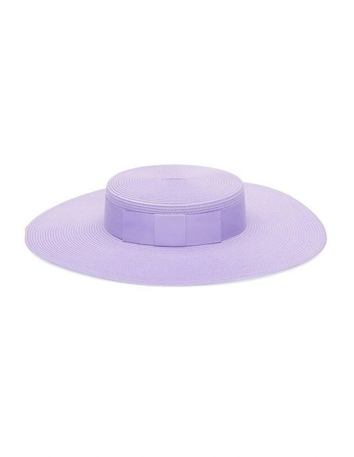 Macy Boater in Lilac image 4