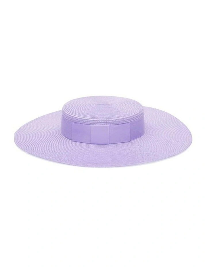 Macy Boater in Lilac image 6
