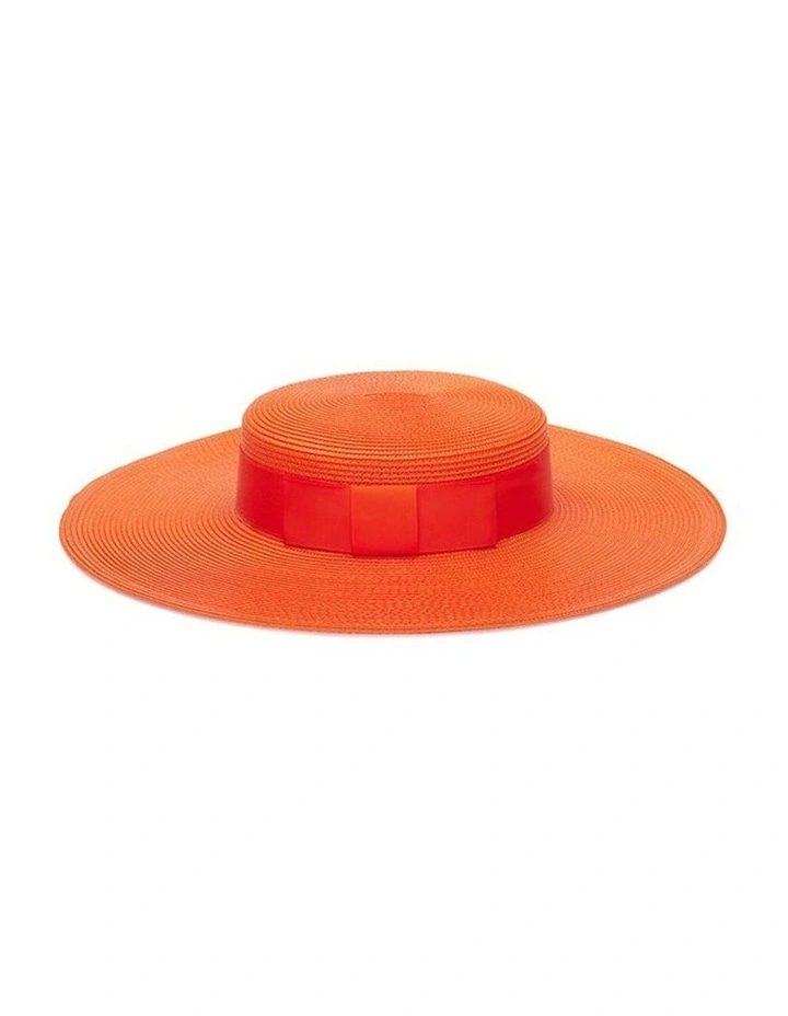 Macy Boater in Orange image 2