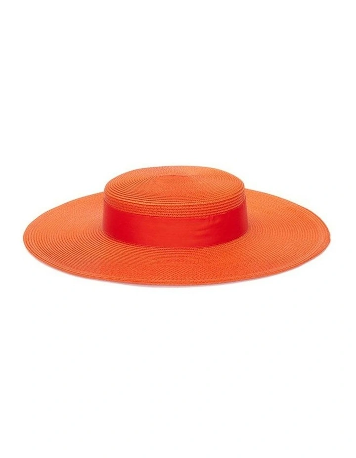 Macy Boater in Orange image 4