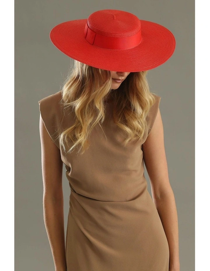 Macy Boater in Red image 5
