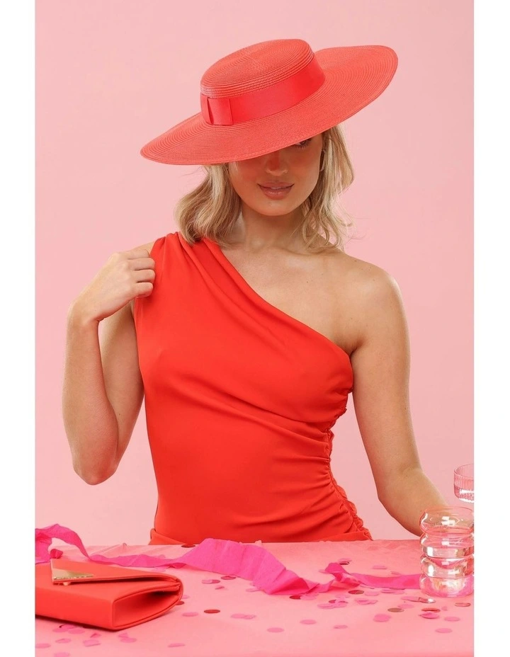Macy Boater in Red image 7