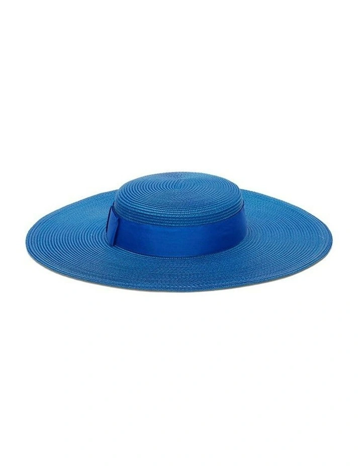 Macy Boater in Royal Blue image 1
