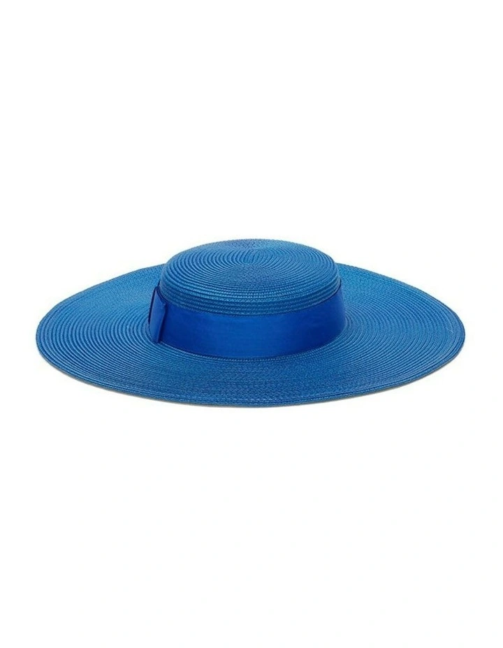 Macy Boater in Royal Blue image 2