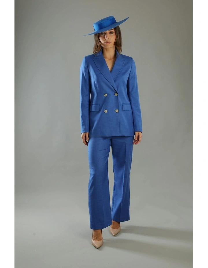 Macy Boater in Royal Blue image 3
