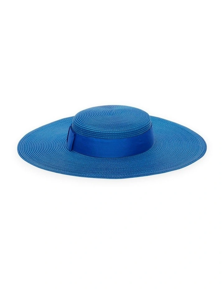 Macy Boater in Royal Blue image 7