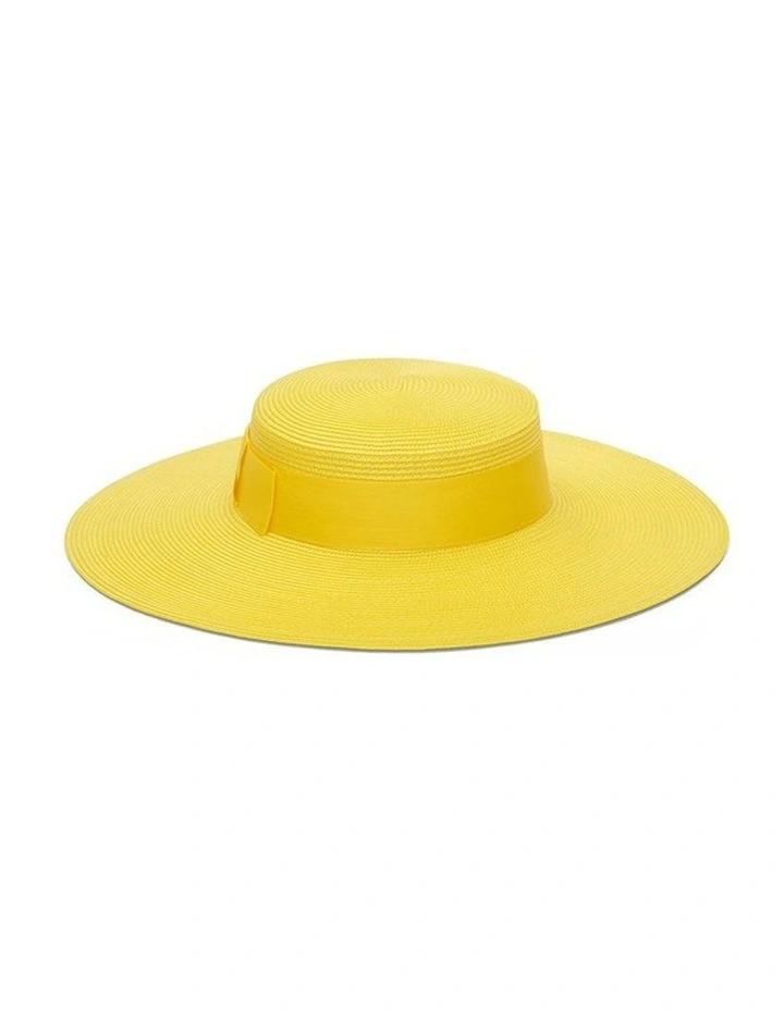 Macy Boater in Yellow image 2