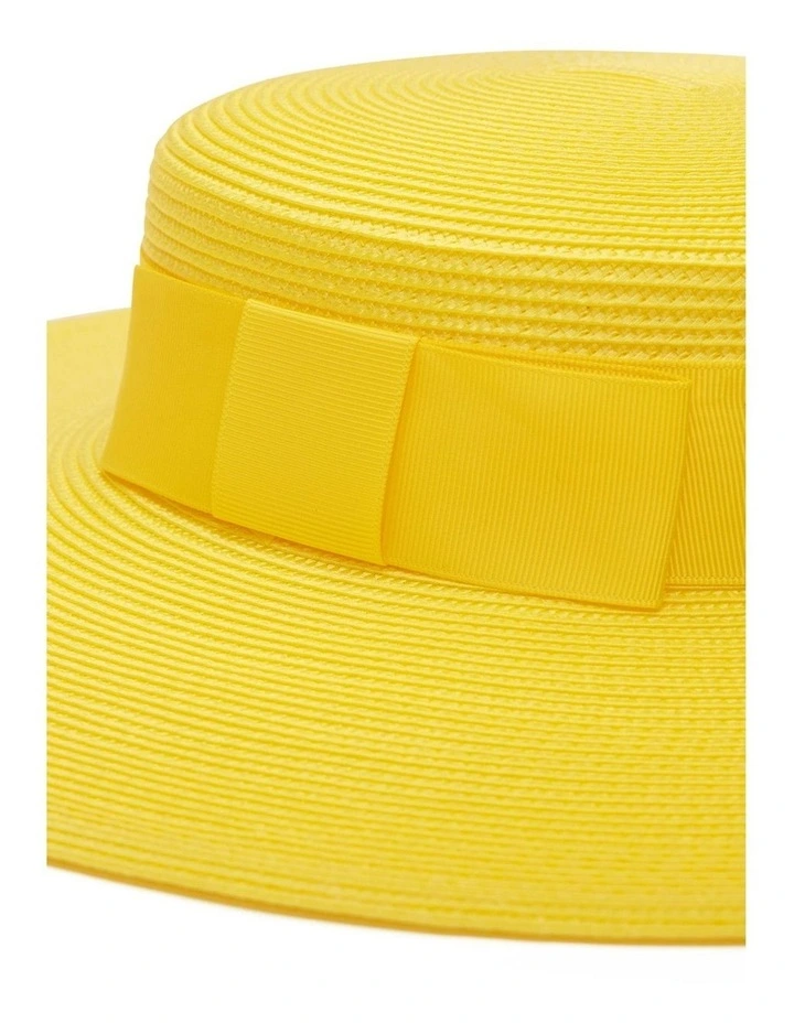 Macy Boater in Yellow image 5