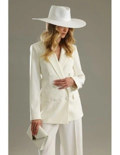 Aria Fedora in White