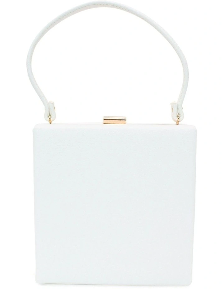 Nikita Top Handle Bag in White image 1