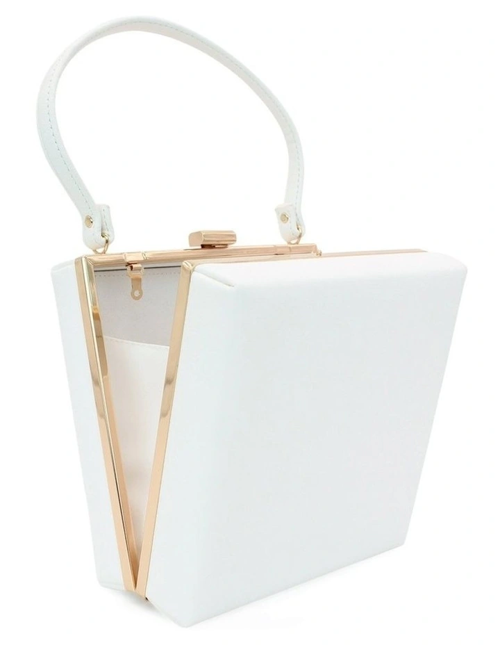 Nikita Top Handle Bag in White image 6