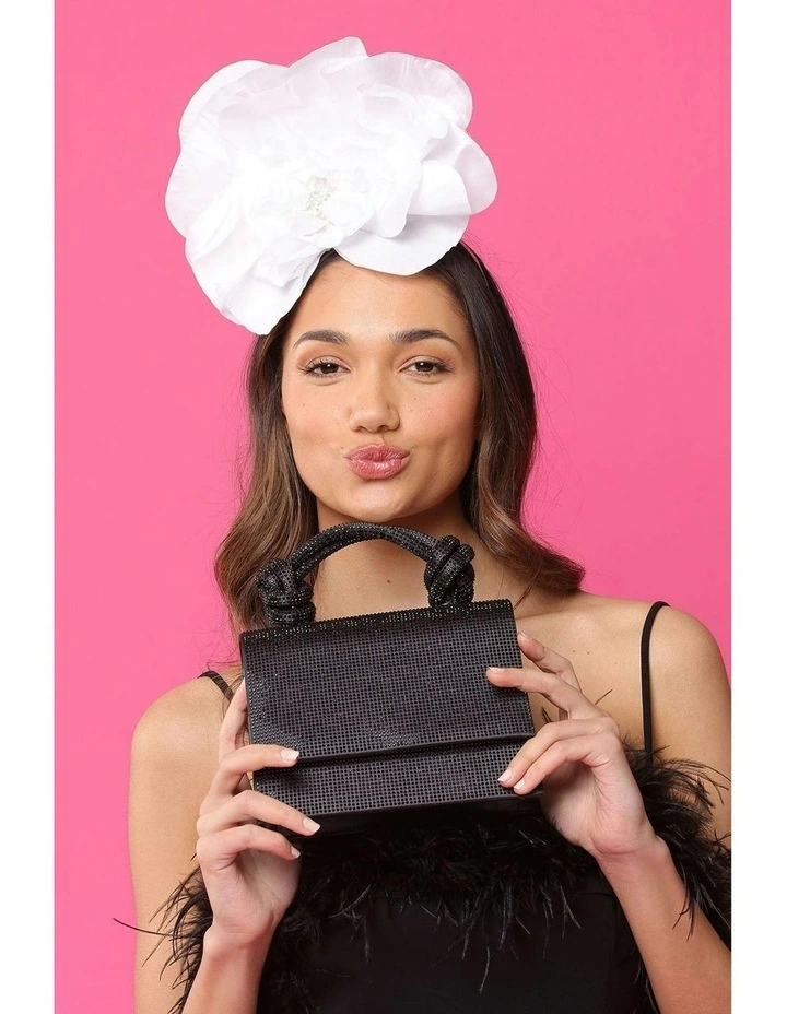 Arabella Top Handle Bag in Black image 5