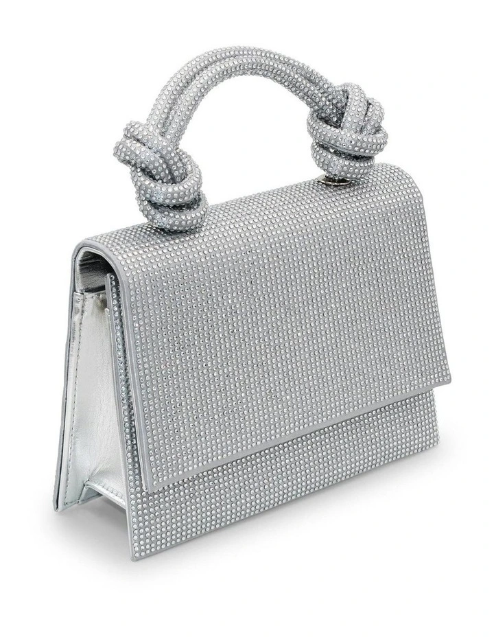 Arabella Top Handle Bag in Silver image 1