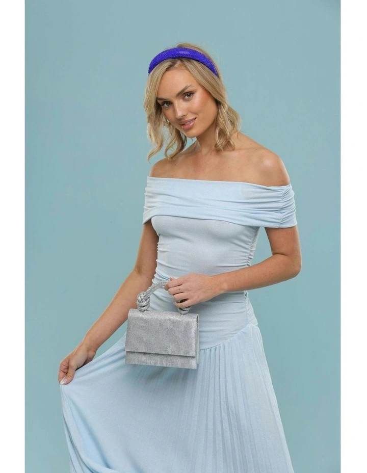 Arabella Top Handle Bag in Silver image 5
