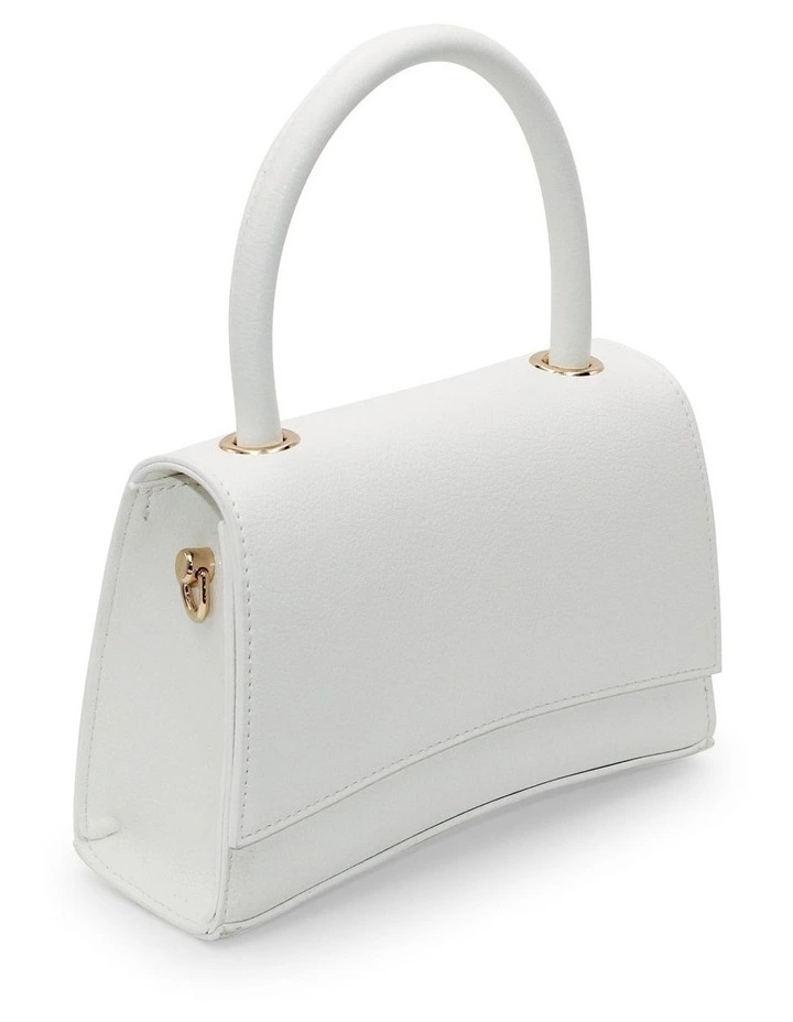 Zoella Top Handle Bag in White image 1