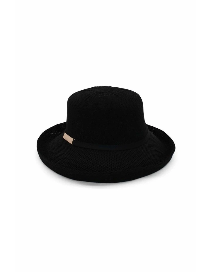 Maisie Thermal Hat in Black image 3