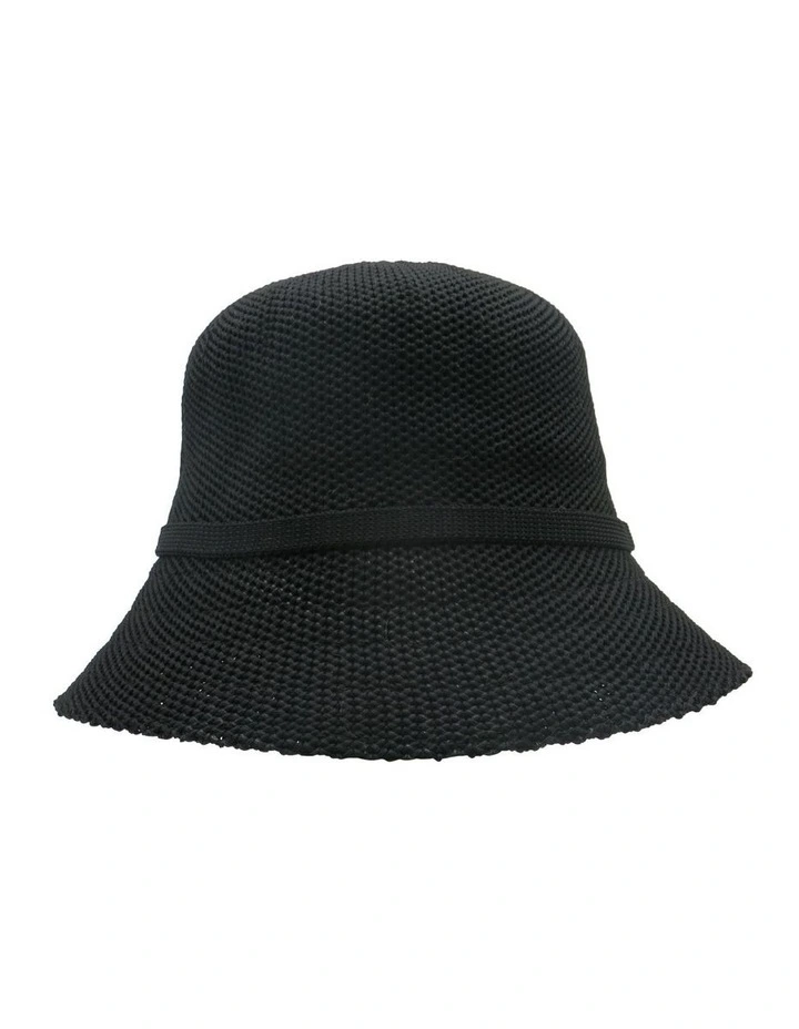 Lavinia Bucket Hat in Black image 1