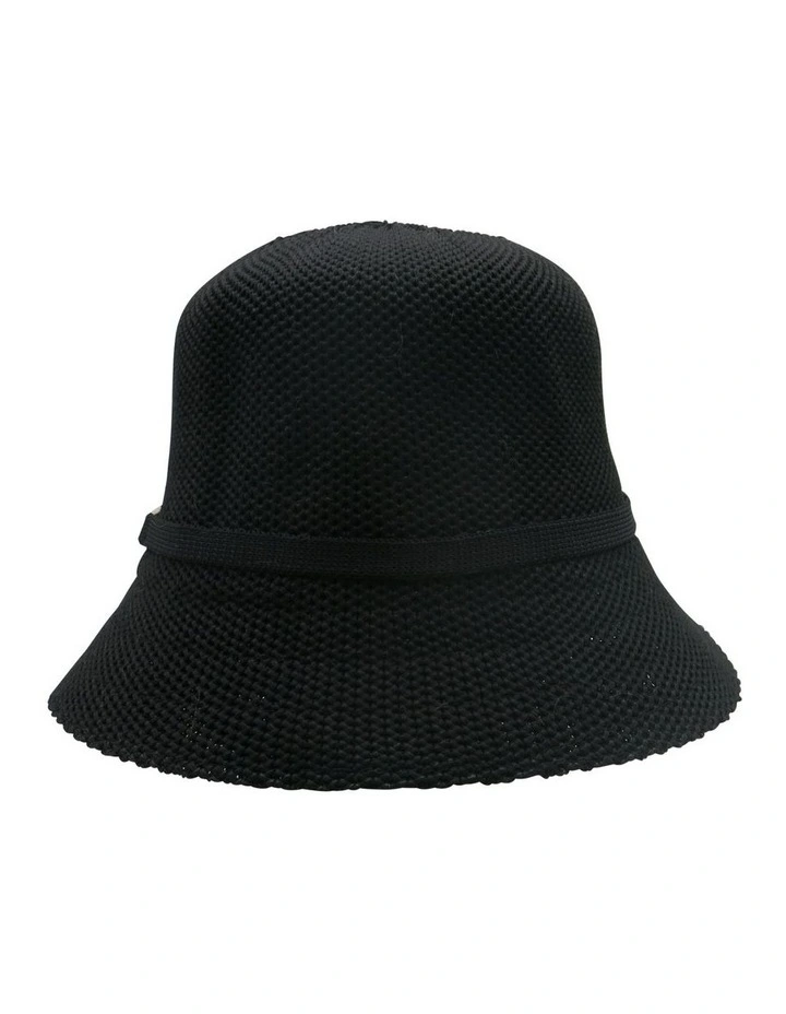 Lavinia Bucket Hat in Black image 4