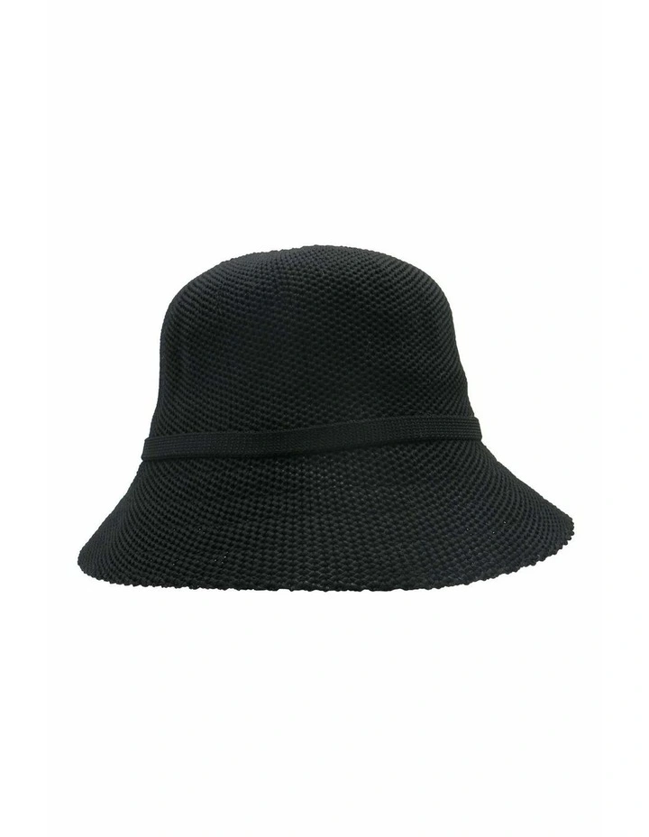 Lavinia Bucket Hat in Black image 5